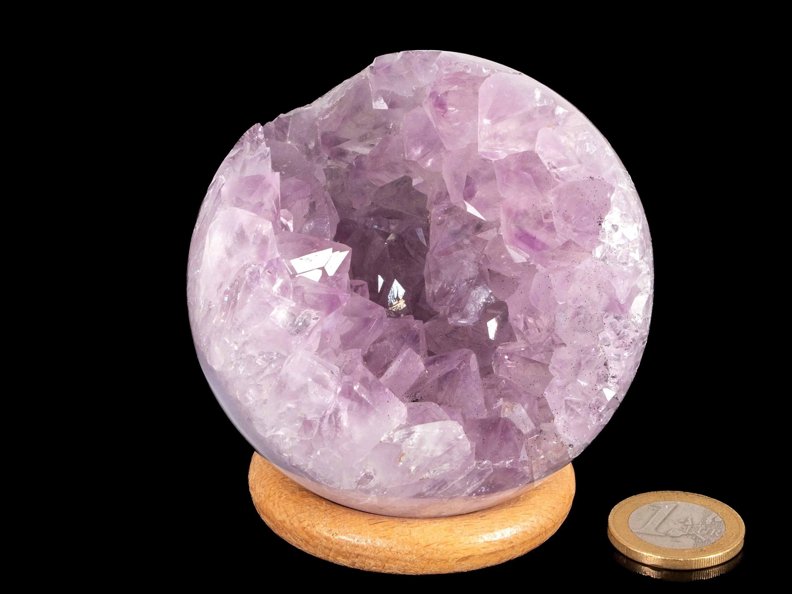 Amethyst Kristallspitzen Kugel