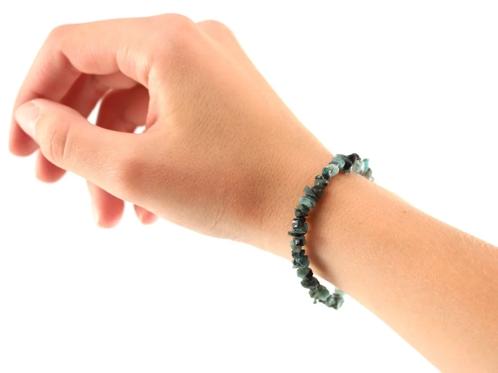 Smaragd Splitterarmband