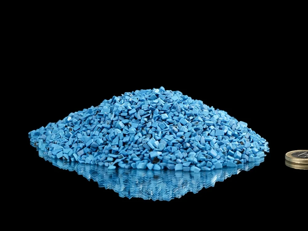 Turquoise micro tumbled stones (rec. stab.), 0.5 kg**