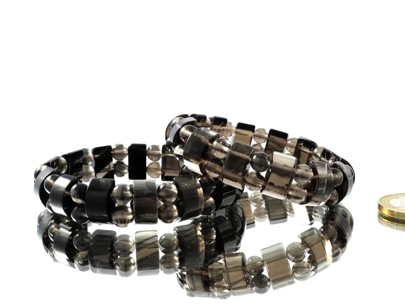 Lamellenobsidian Fancy Armband