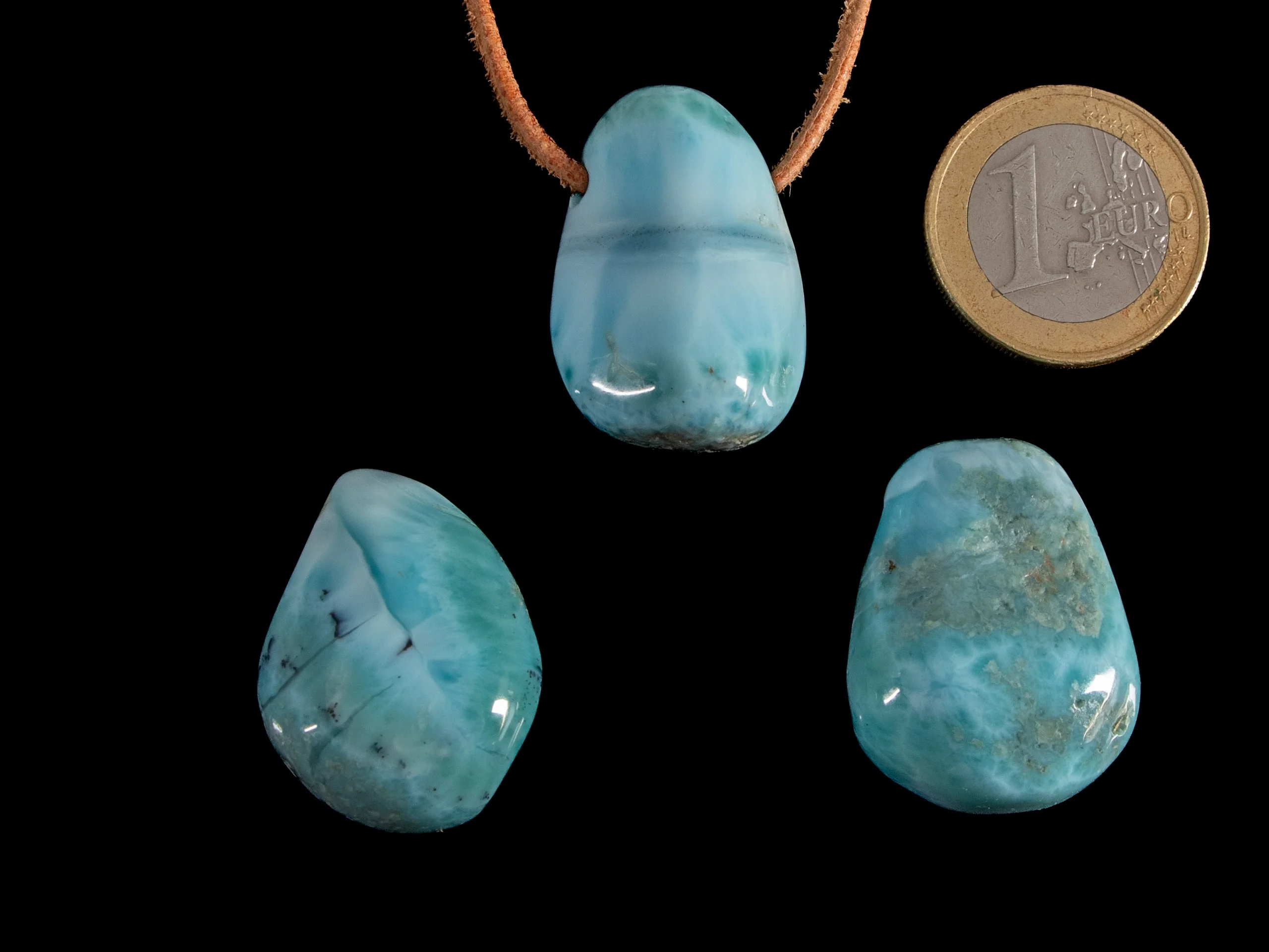 Larimar Tropfenanhänger