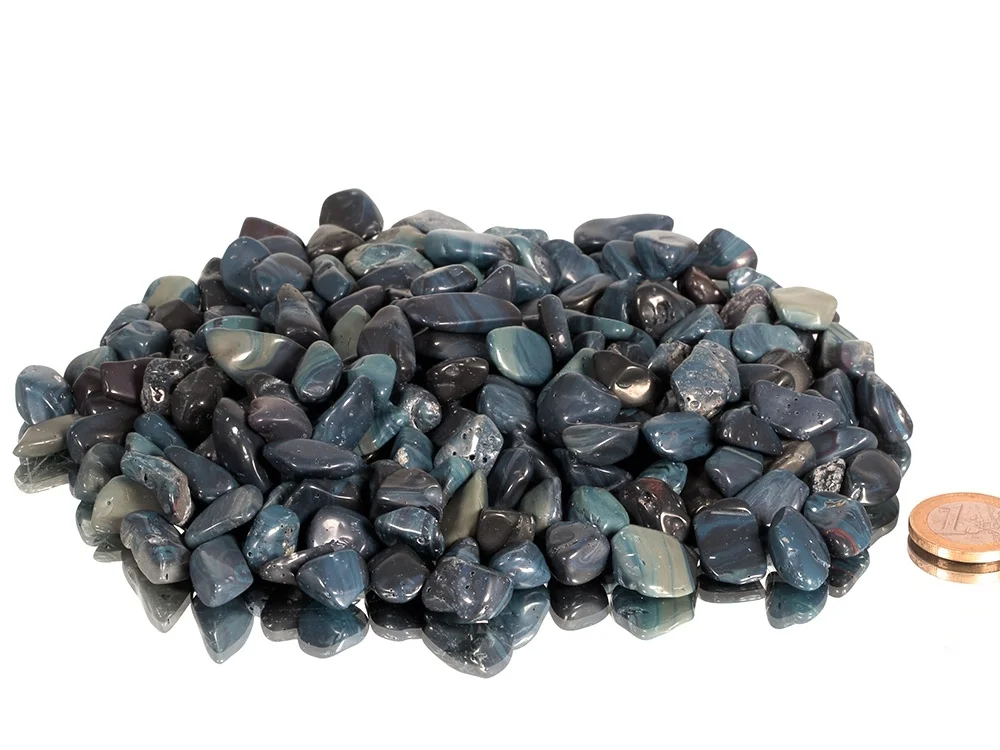 'Sieber Achat' Trommelsteine mini - 0,5 kg