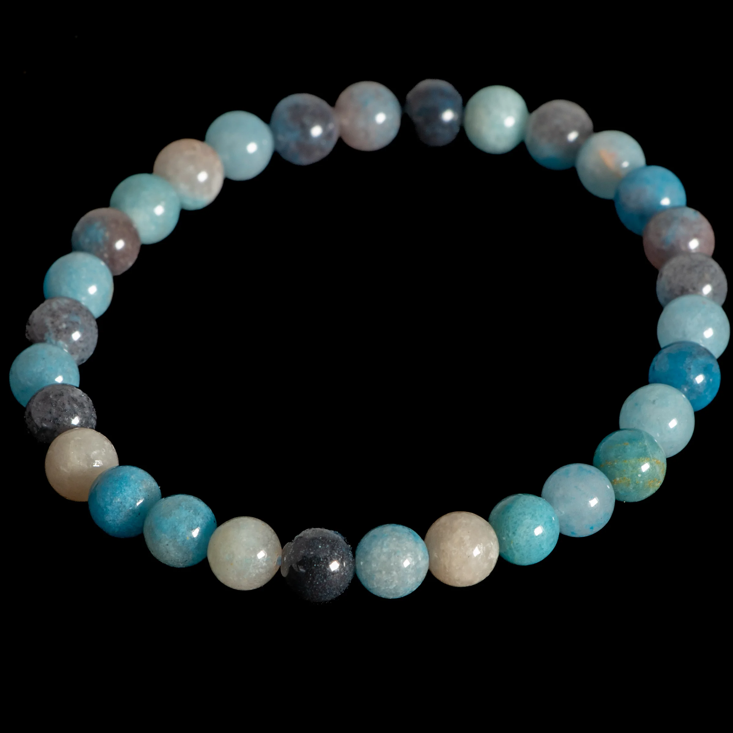 Trolleite bead bracelet 6 mm