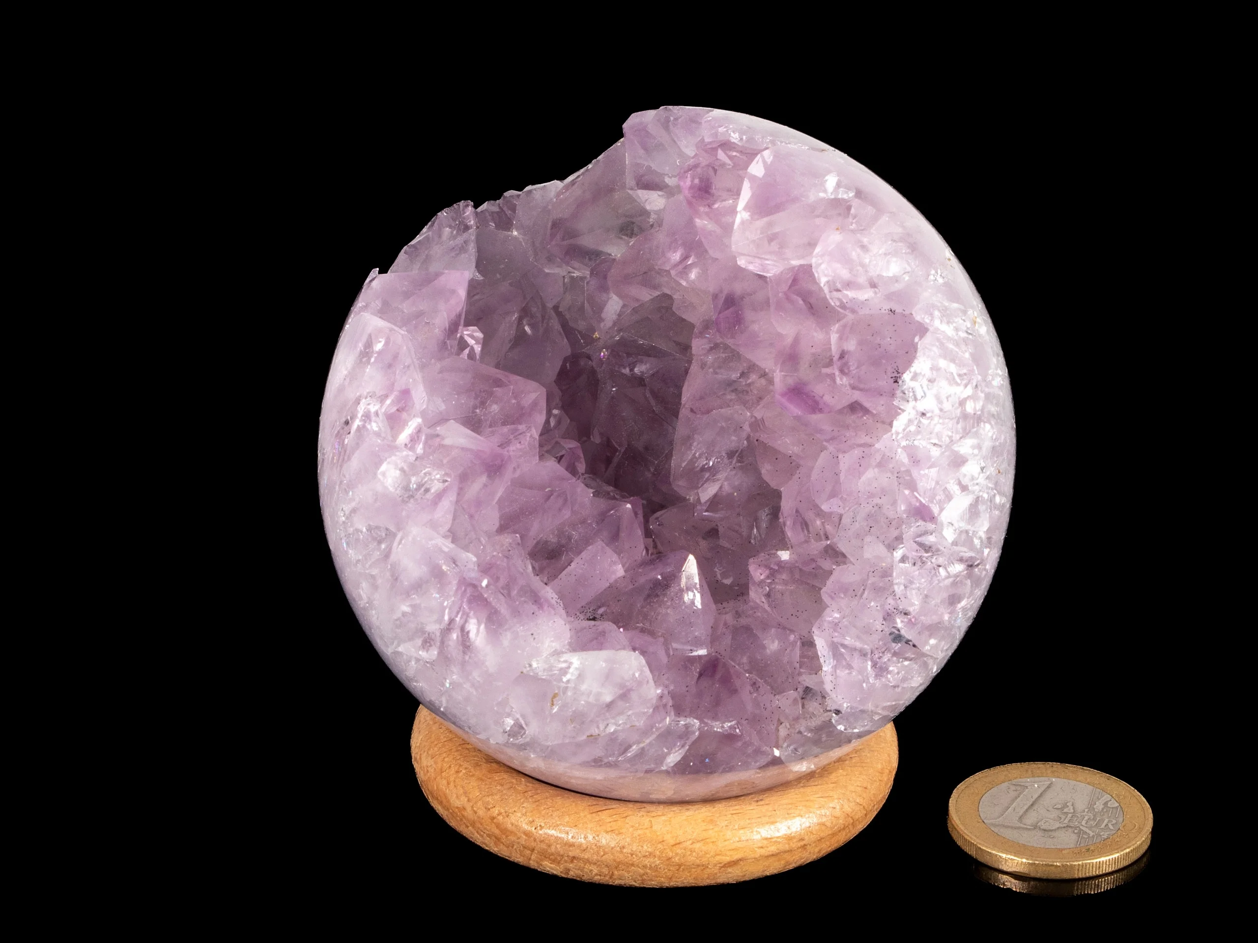 Amethyst Kristallspitzen Kugel