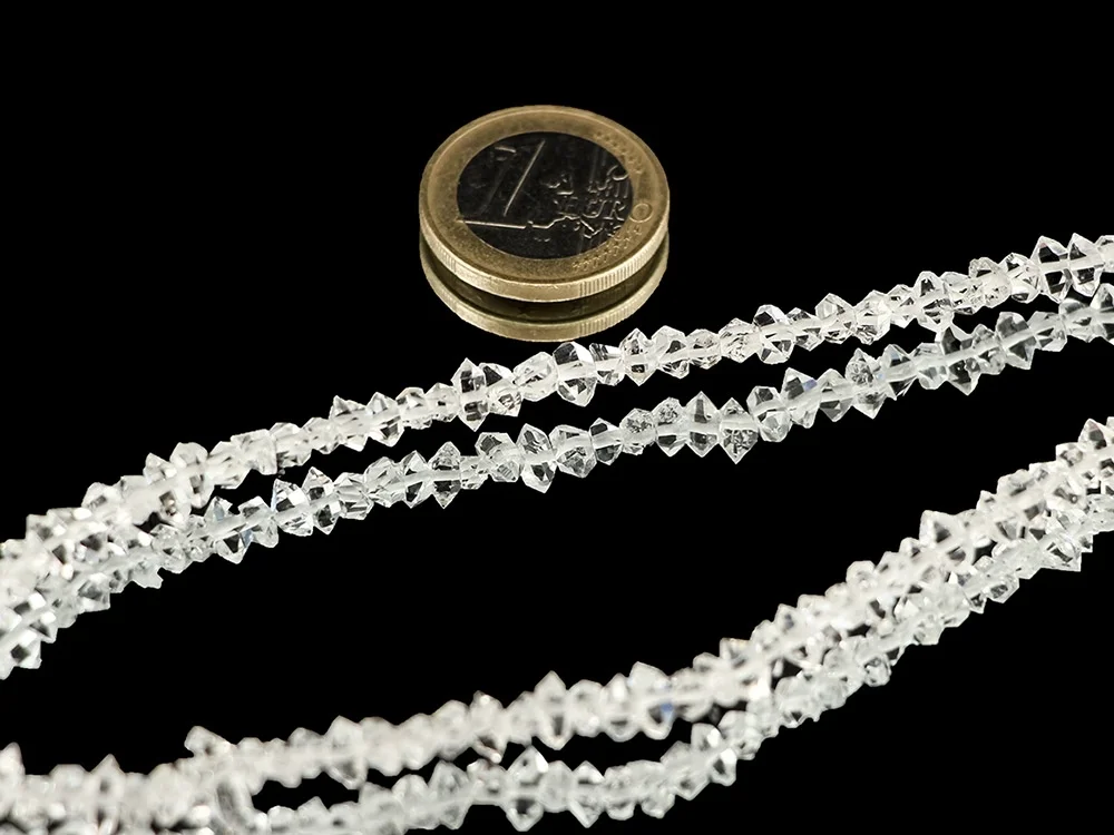 Herkimer diamond necklace**