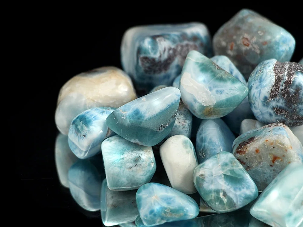 Larimar Trommelsteine 50 g