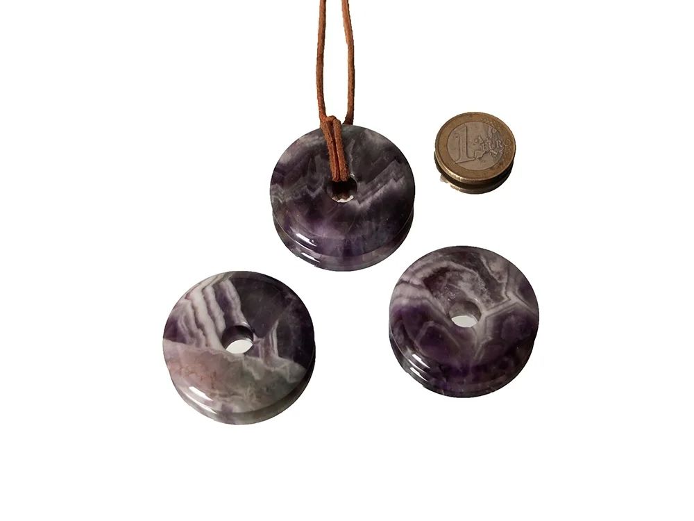 Amethyst Chevron Donut 40 mm
