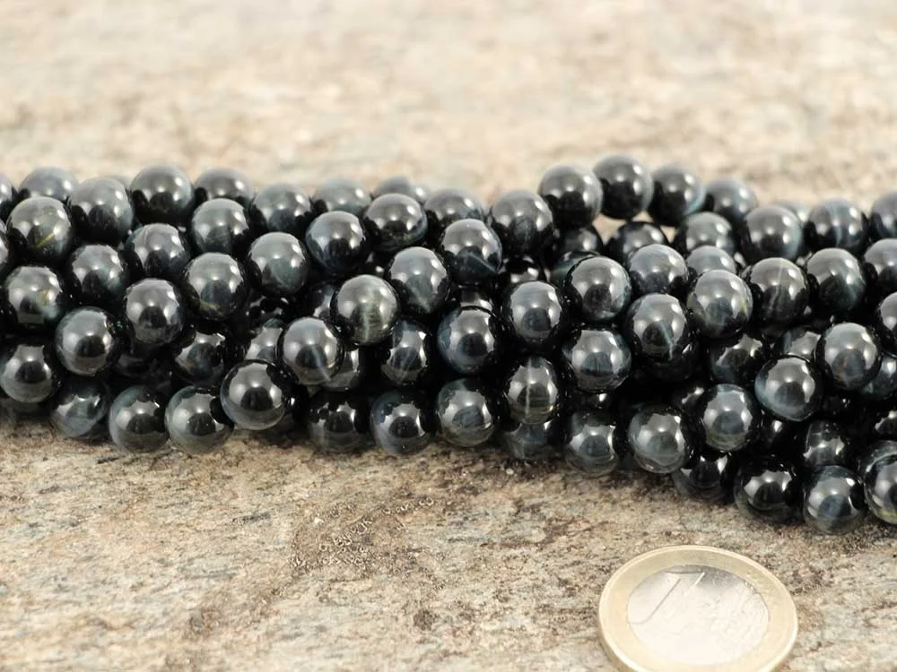 Hawk's eye 8 mm bead strand**