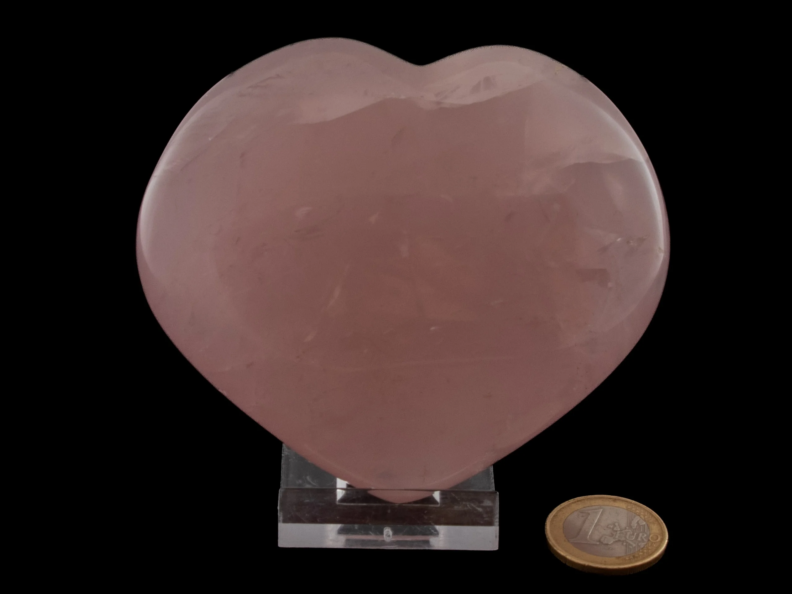 Rosenquarz Herz XL