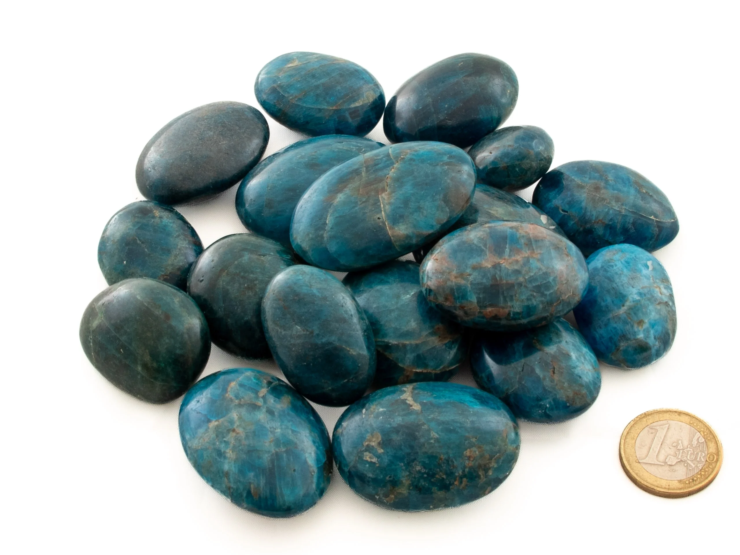 Apatit blau Trommelsteine 0,5 kg
