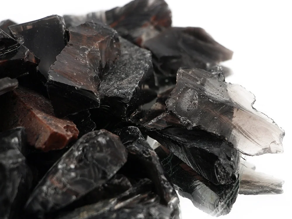 Obsidian Mix kleine Rohsteine (2-4 cm) - 1 kg
