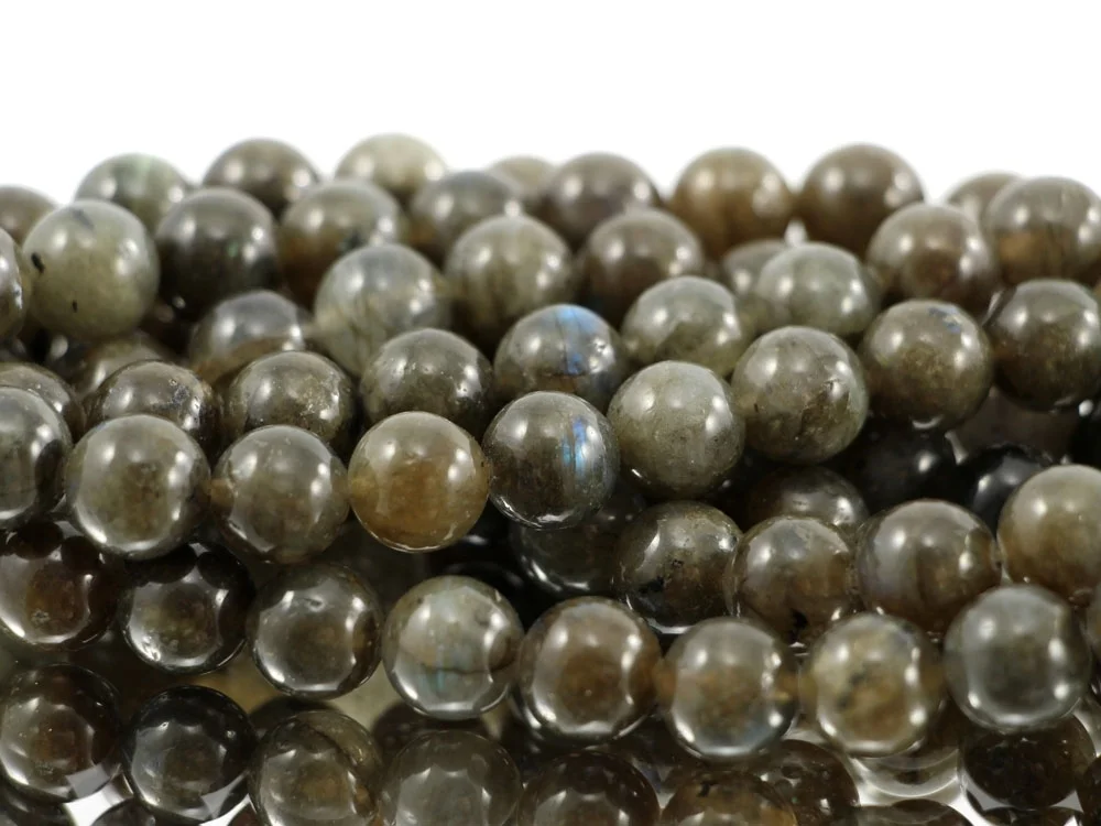 Labradorit 10 mm Kugelkettenstrang