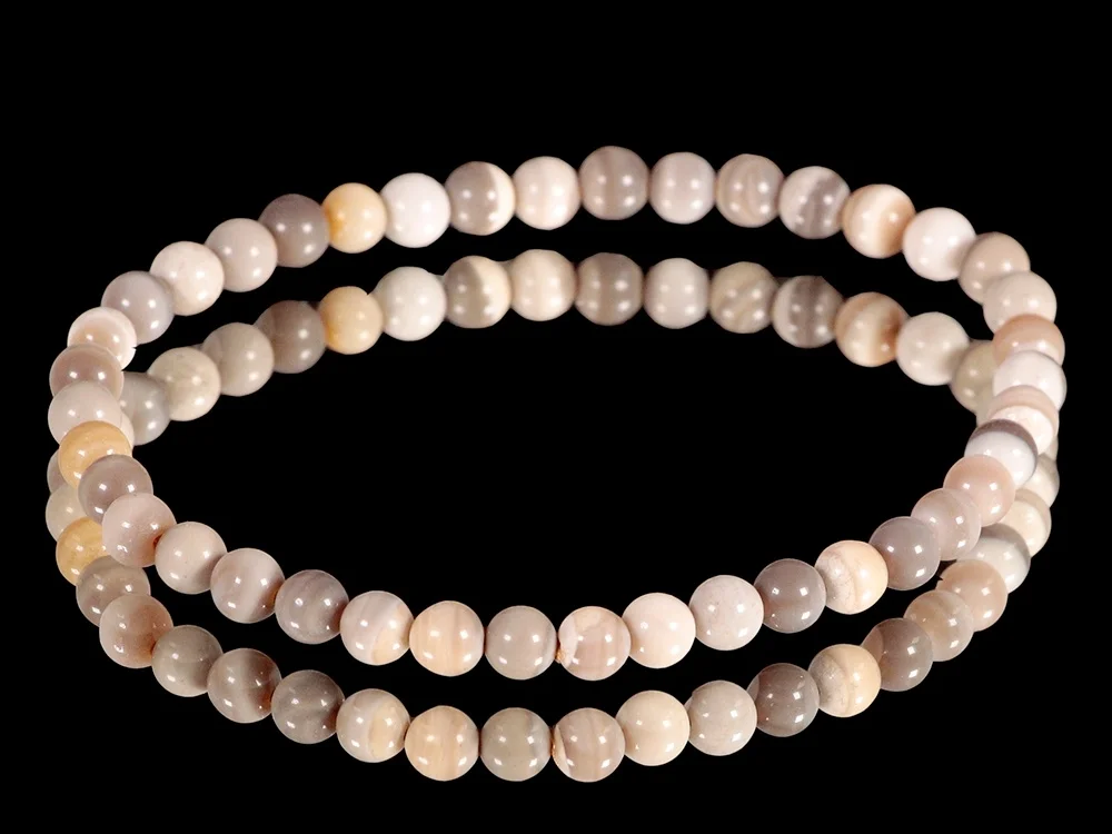 Feuerstein Kugelarmband 4 mm