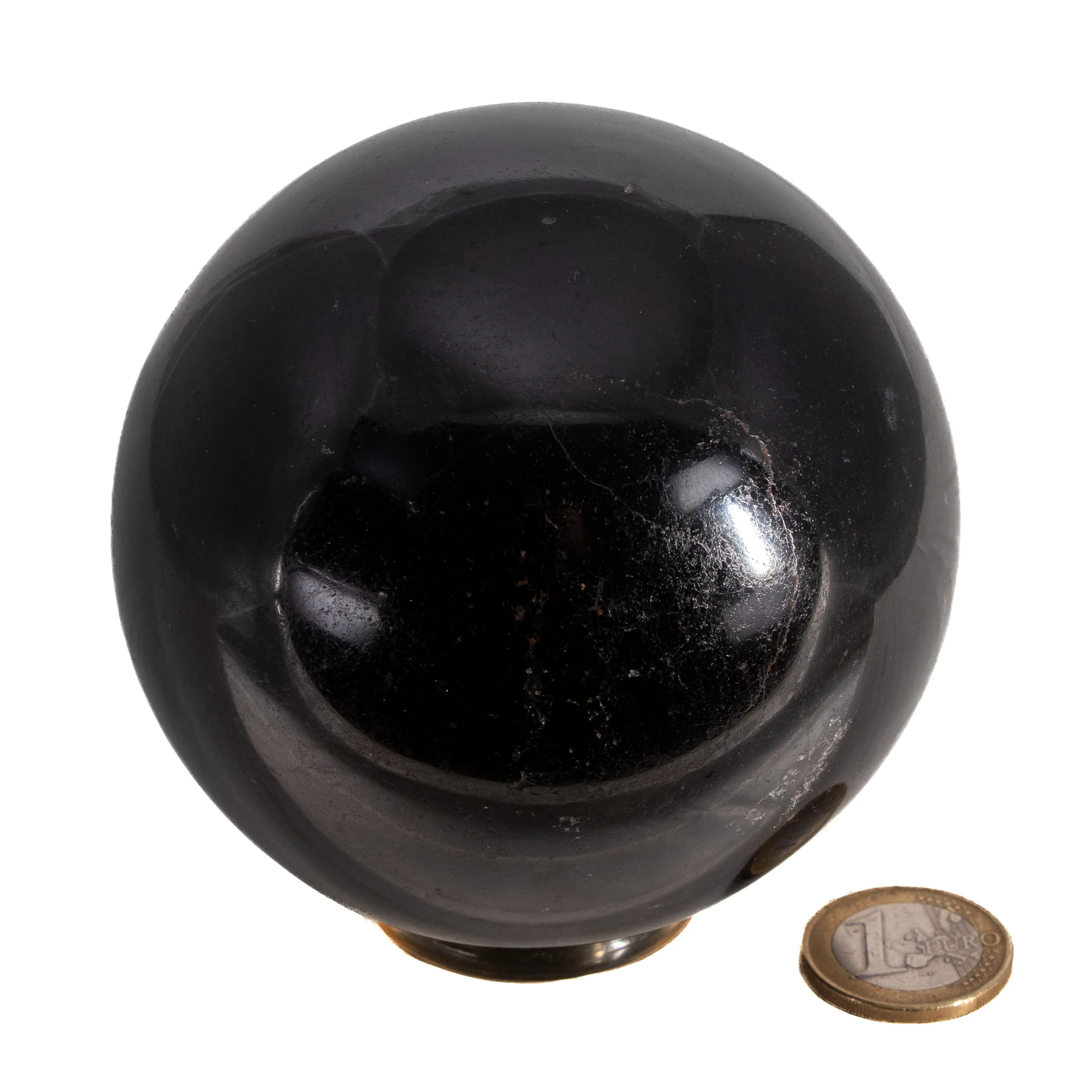 große Turmalin (Schörl) Kugel -  8,8 cm!