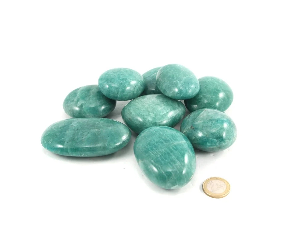 Amazonit Pebbles/XL Trommelsteine 0,5 kg