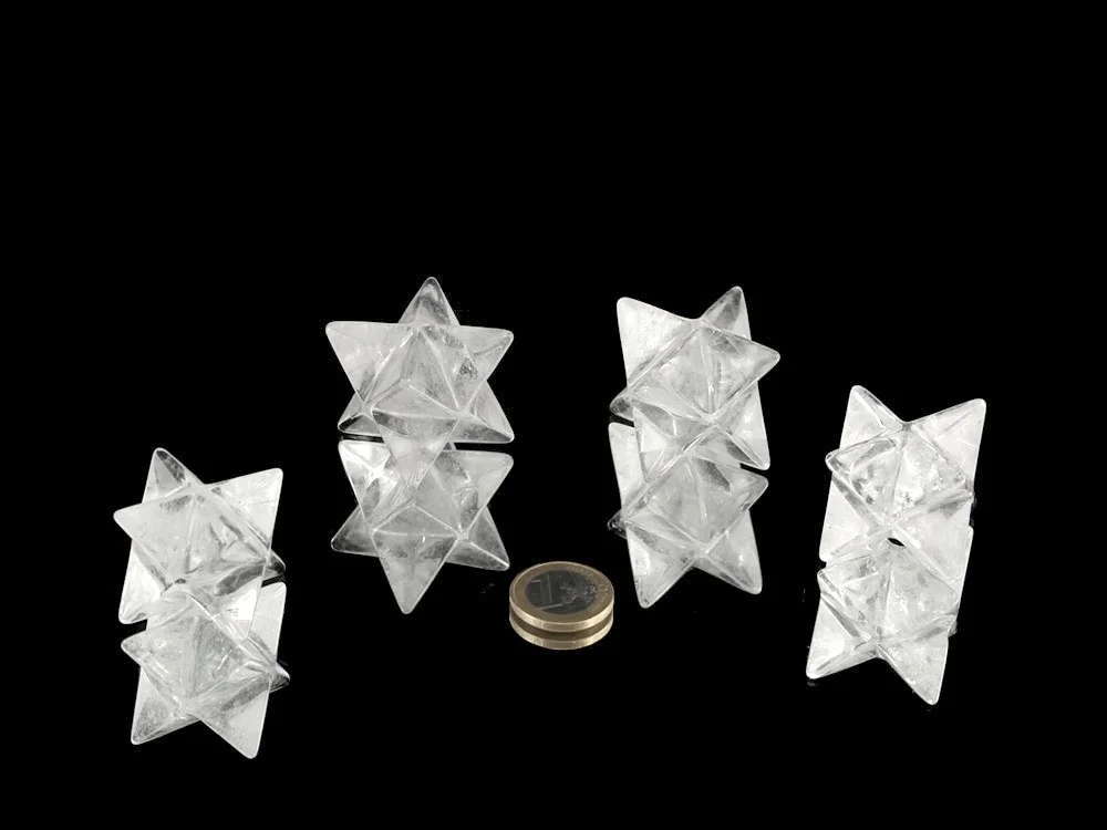 Merkaba Bergkristall ca. 3 cm