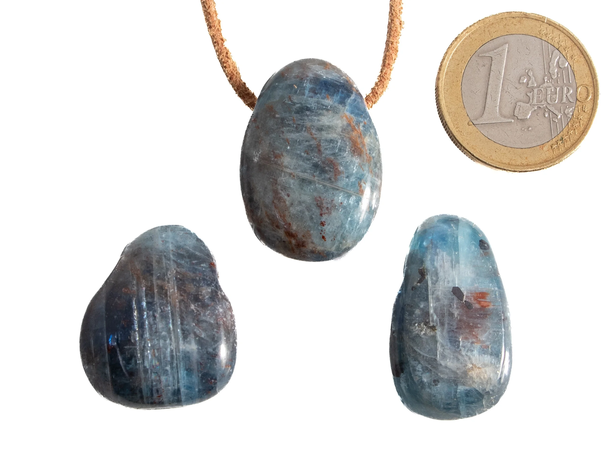 Kyanit (Disthen) blau Tropfenanhänger