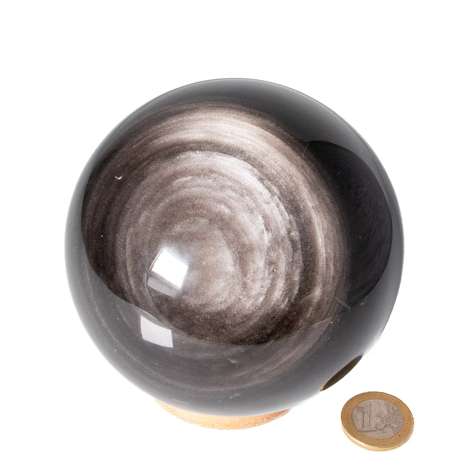 Silberobsidian Kugel
