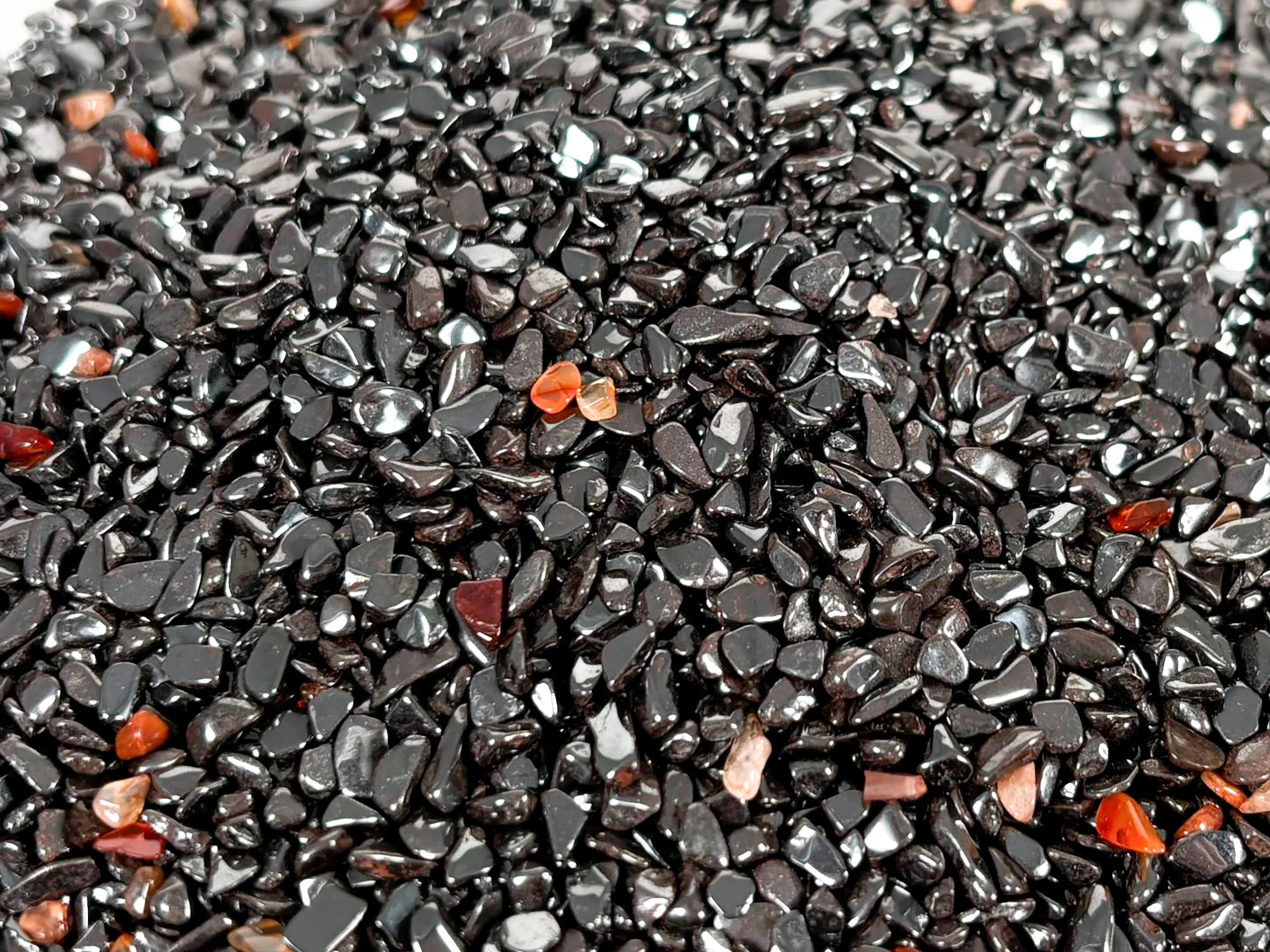 Hämatit micro Trommelsteine (Blutstein, Entladestein) 1 kg