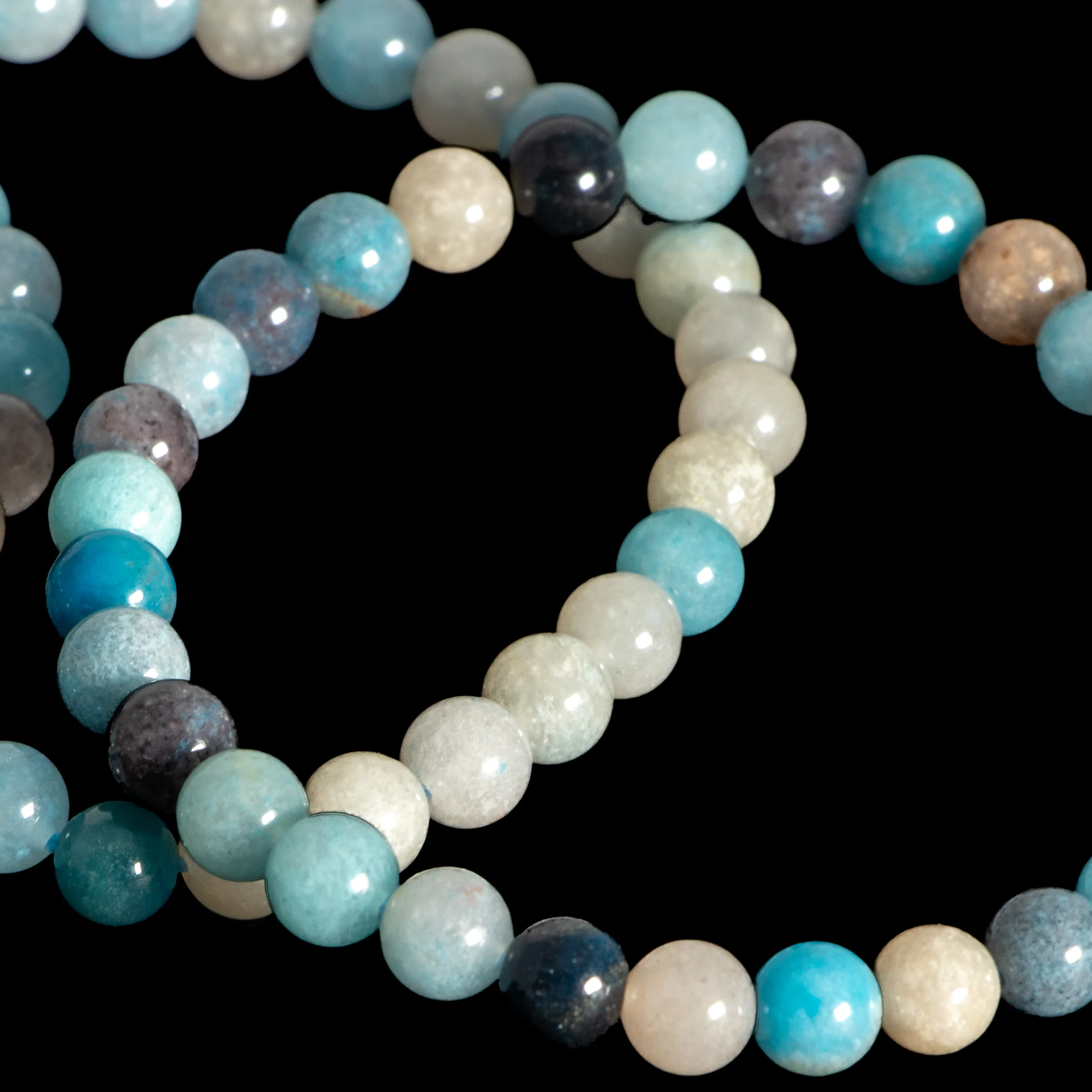 Trolleite bead bracelet 6 mm