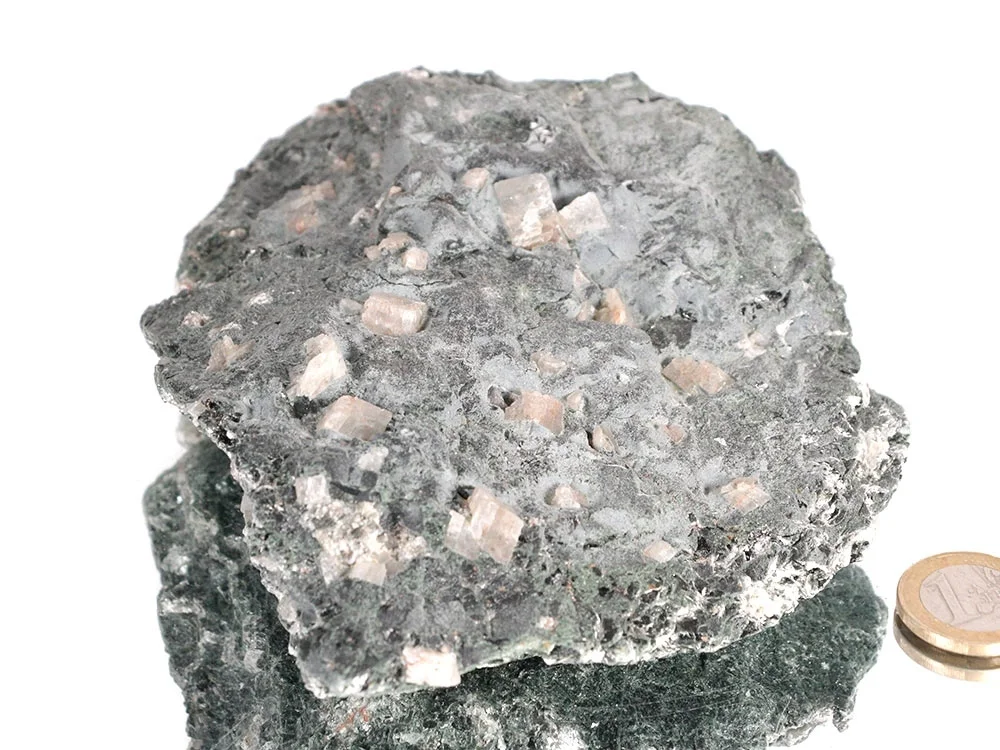 Magnesit Kristall in Chloritschiefer (Zillertal)