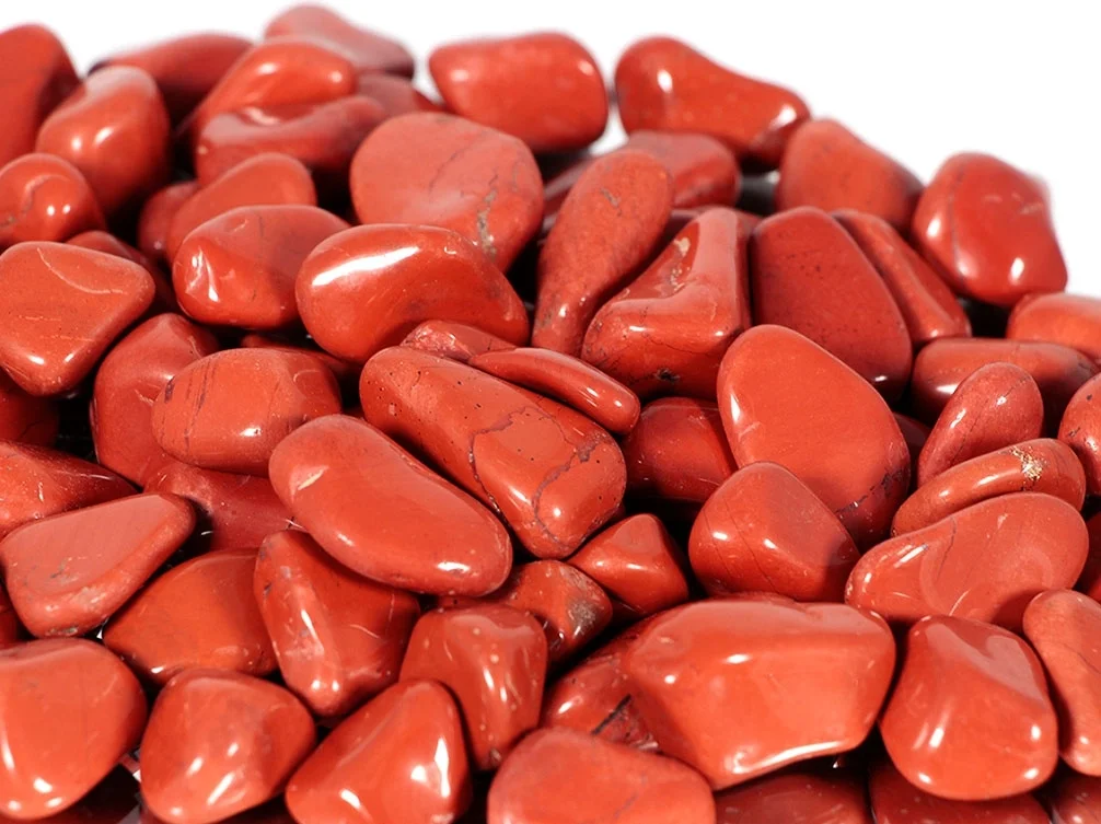 Jaspis rot Trommelsteine 0,5 kg