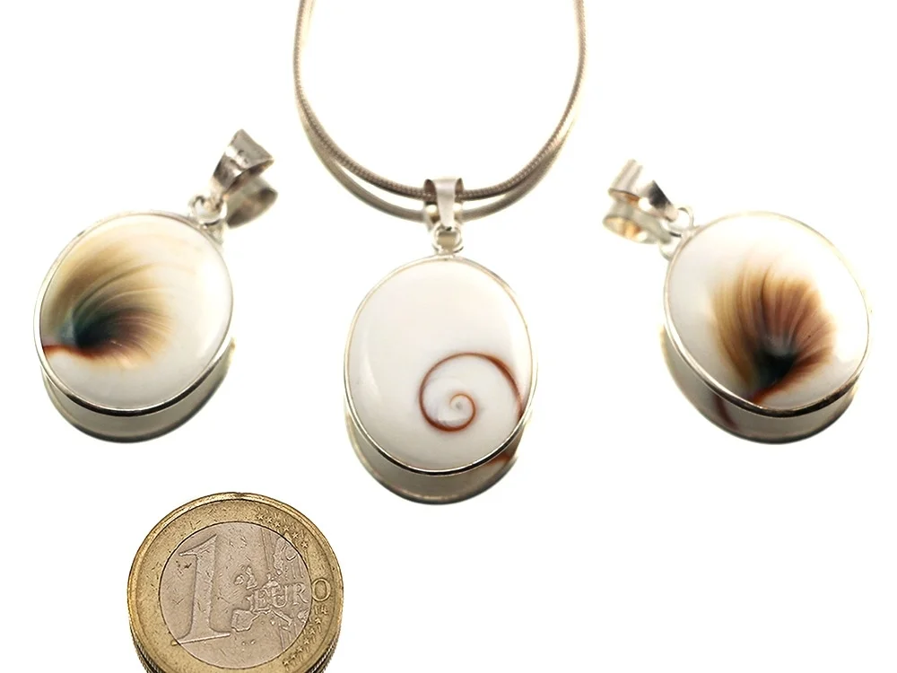 Kegelschnecke oval Anhänger