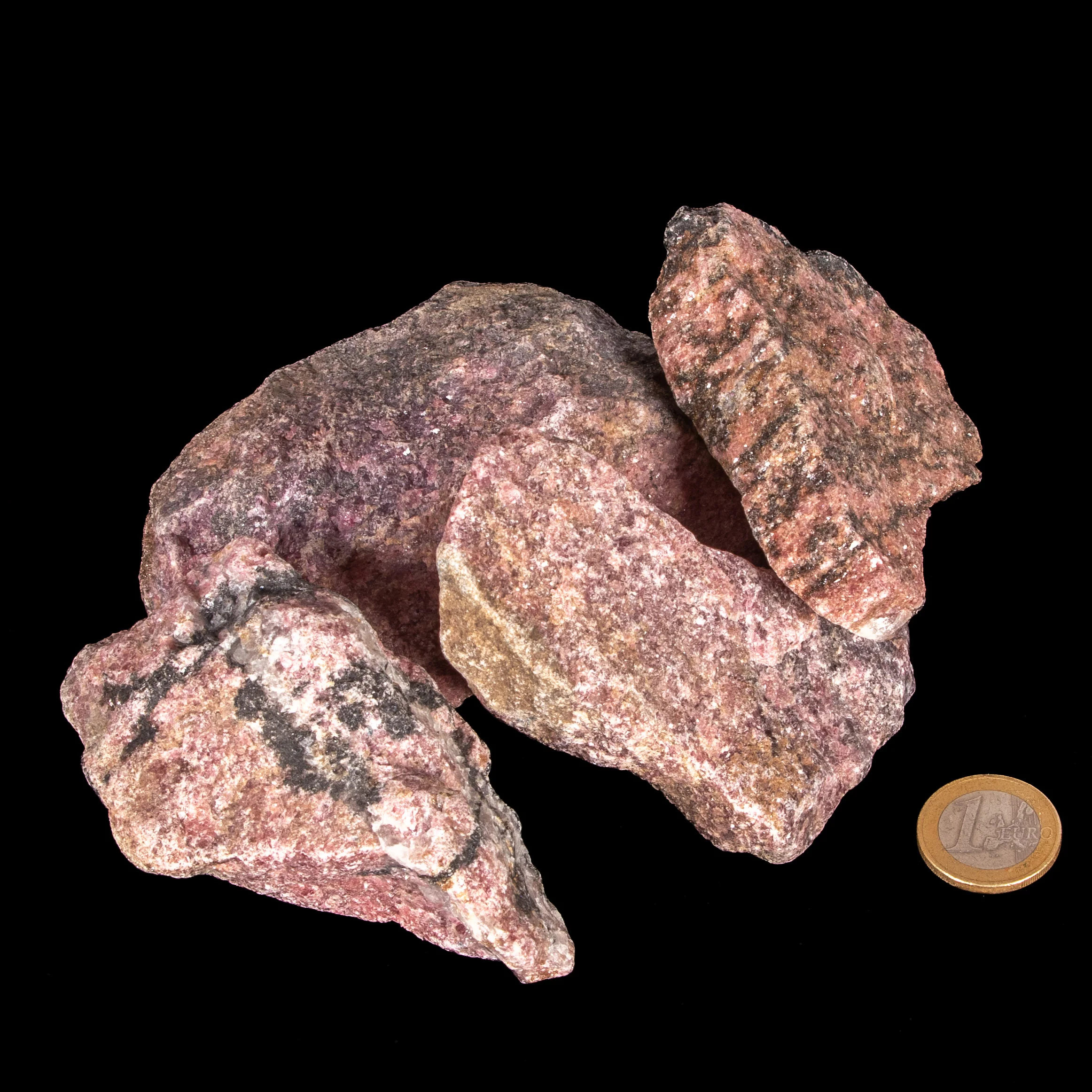 Rhodonit Rohsteine - 1 kg