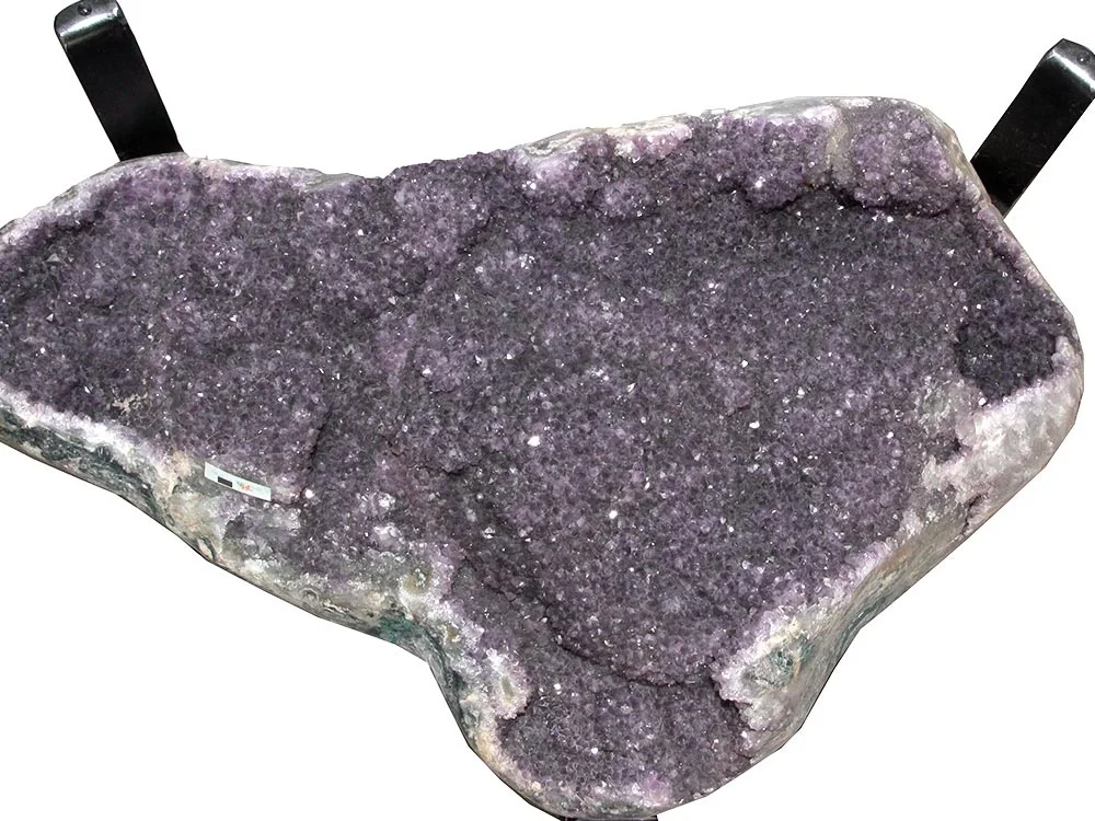 Amethystdruse - Freiform als Tisch