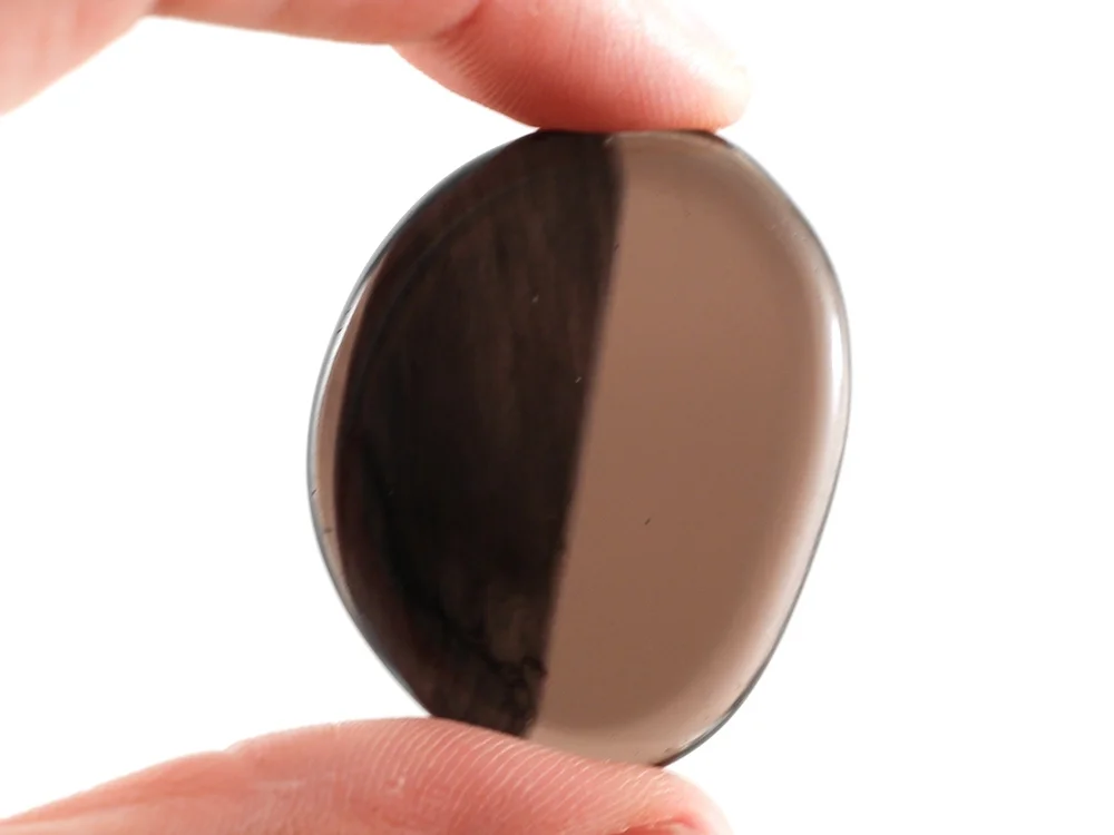 Lamellenobsidian Taschenstein - 1 Stück