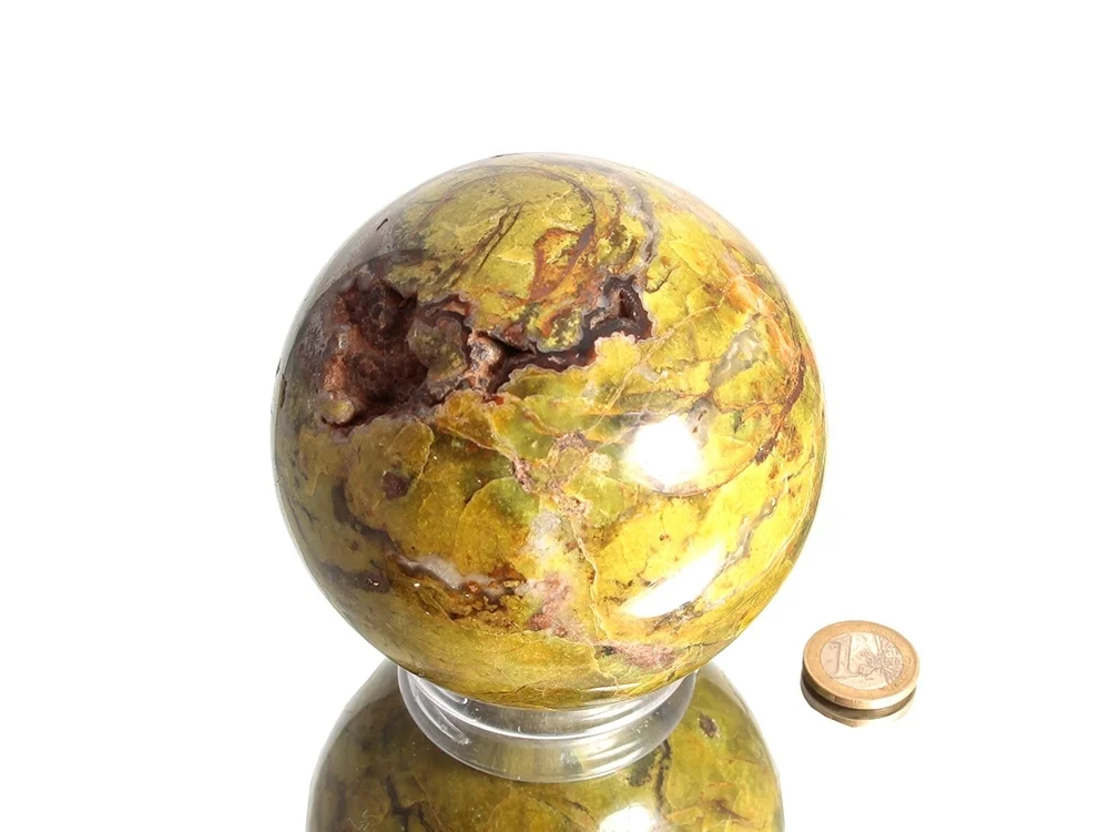 Grüner Opal Kugel