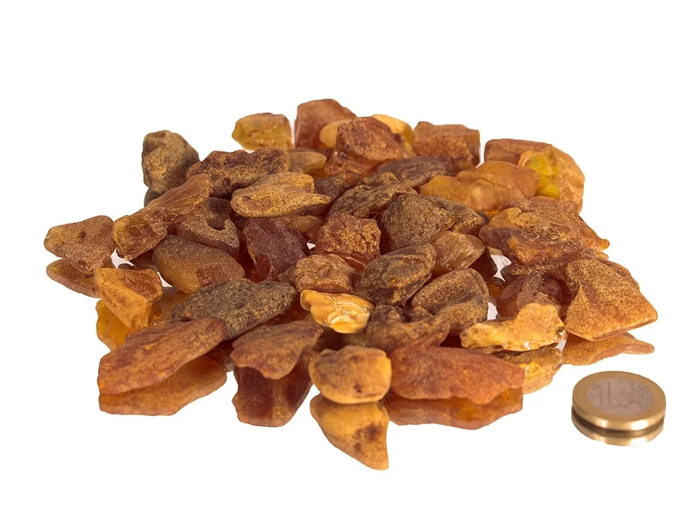 Bernstein (Baltikum) Rohbernstein klein  - 0,1 kg