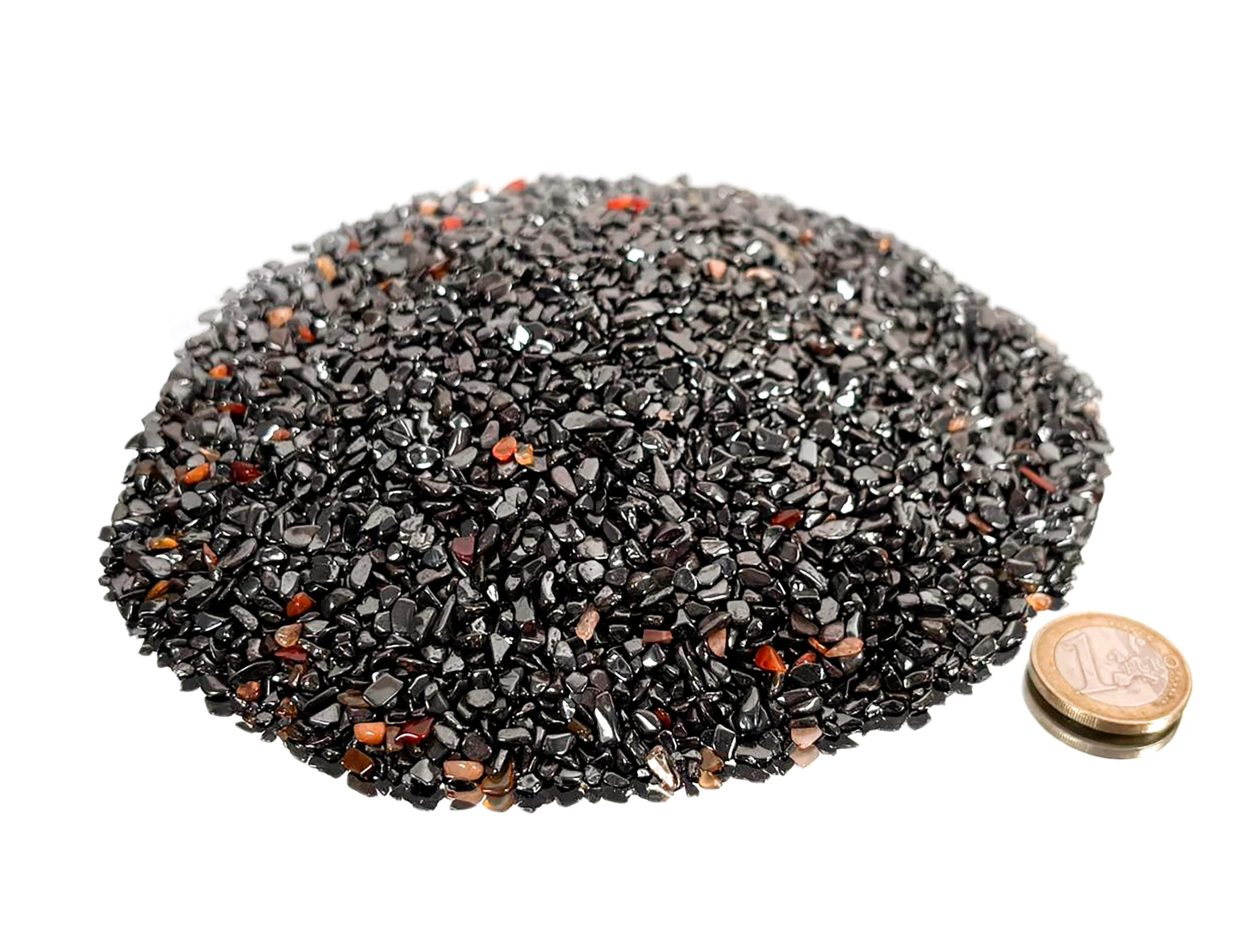 Hämatit micro Trommelsteine (Blutstein, Entladestein) 1 kg