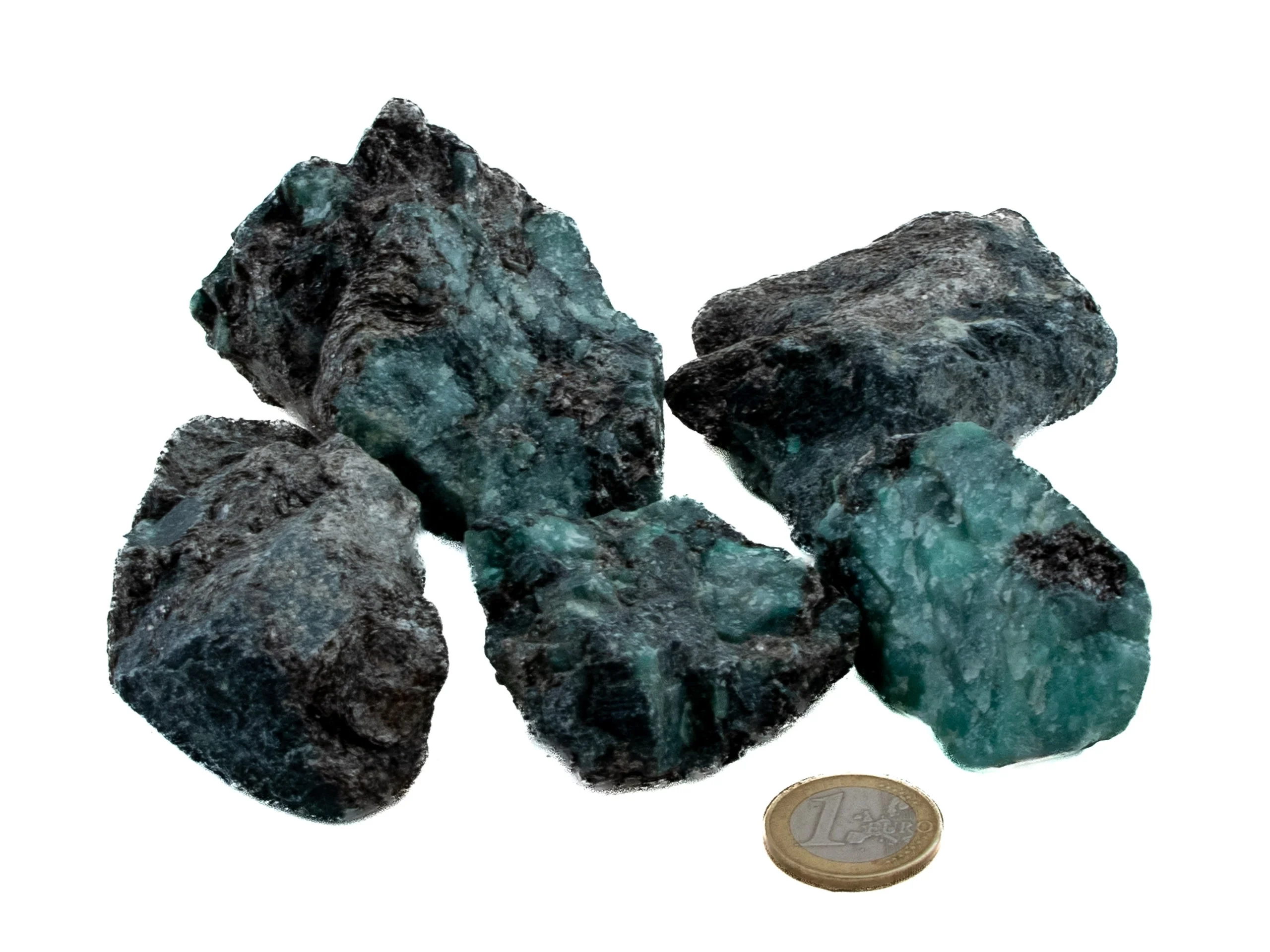 Smaragd in Matrix Rohsteine - 1 kg
