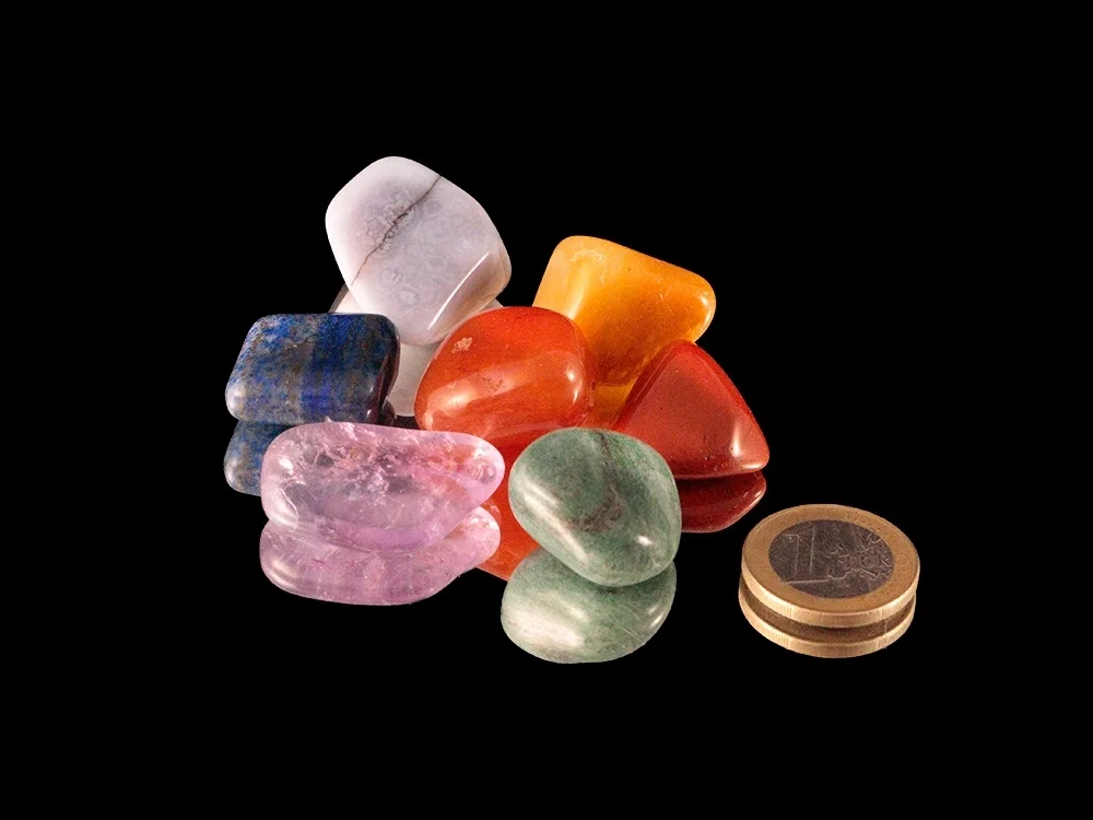 Chakra-Set Trommelsteine