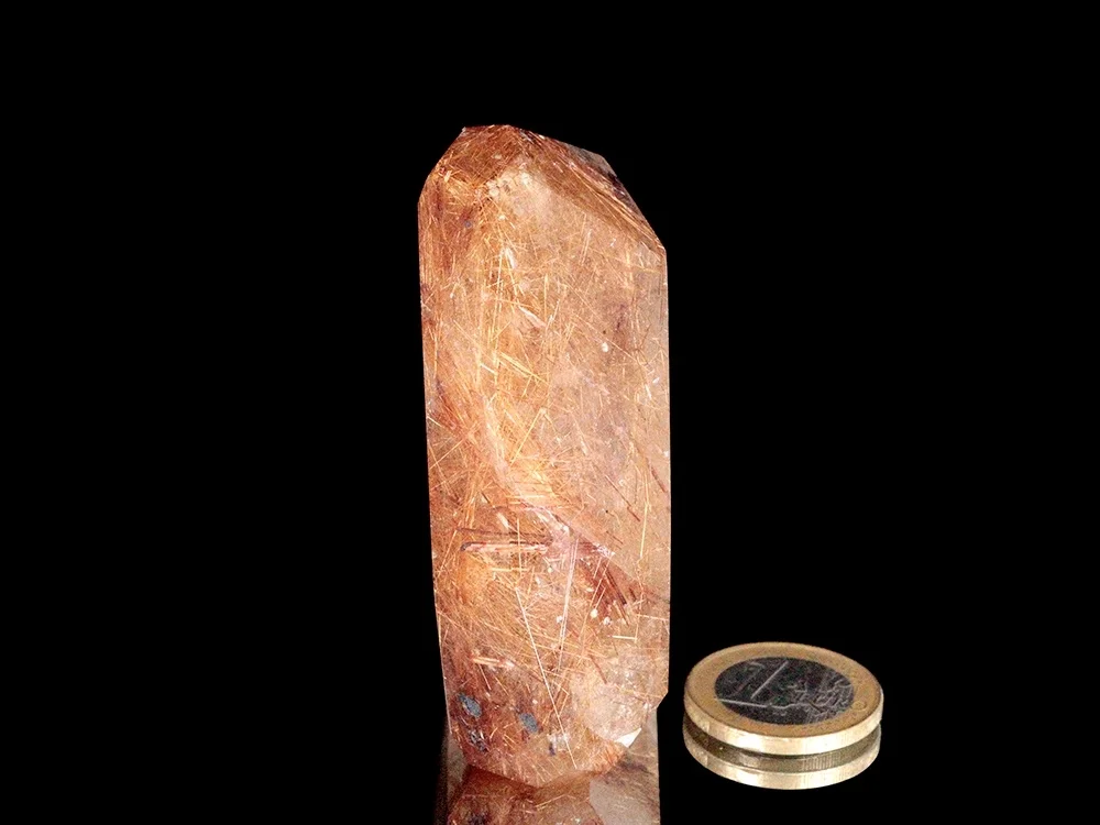 Rauchquarz mit Rutil 'Strahlen'