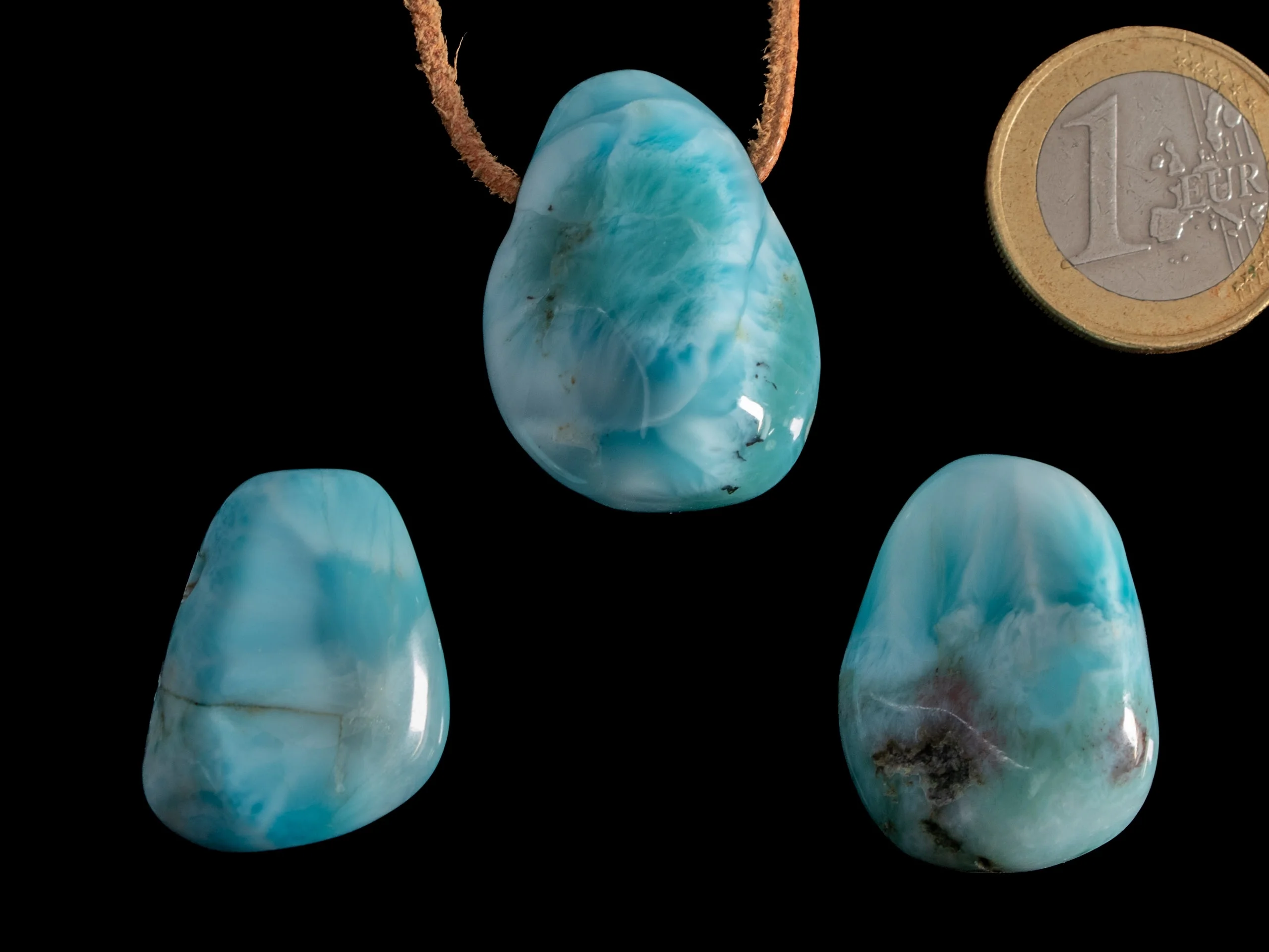 Larimar Tropfenanhänger