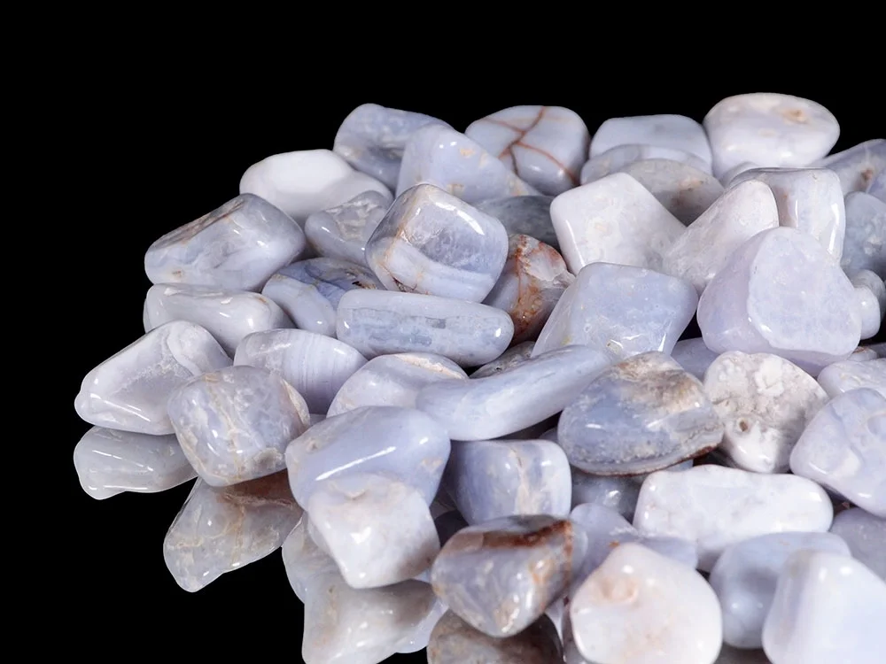Chalcedon mini Trommelsteine 0,5 kg