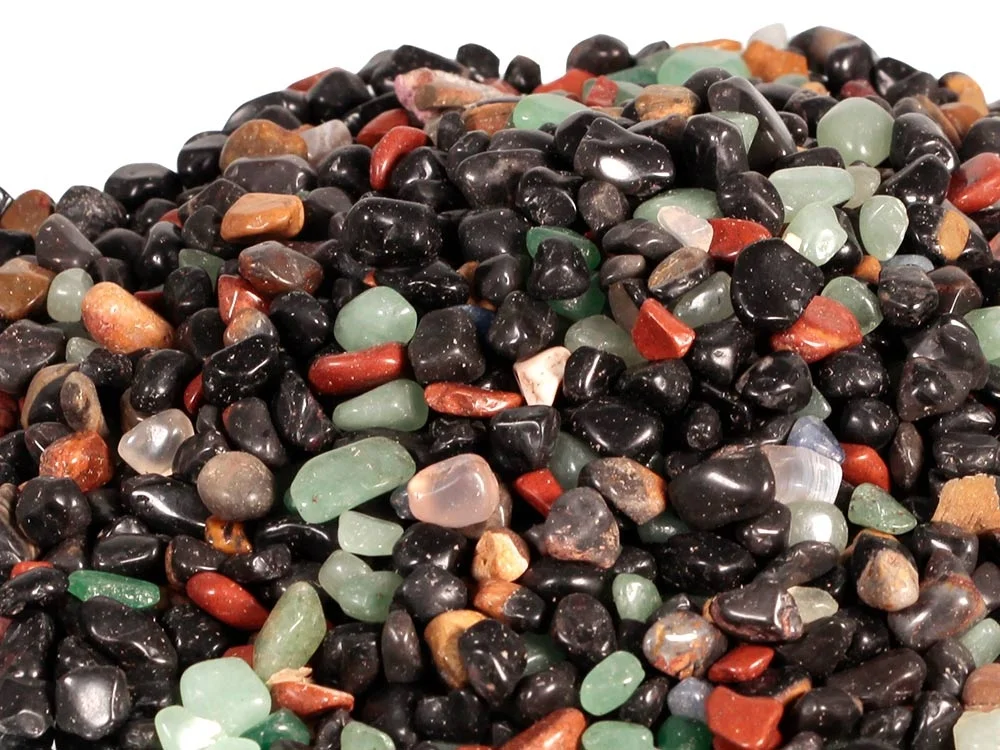 Onyx mini B-Qual Trommelsteine mix - 1 kg