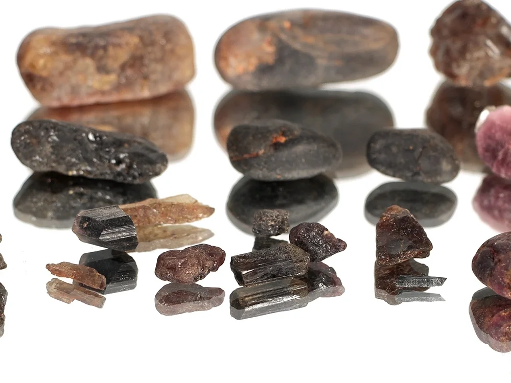 Turmalin - farbige Rohsteine Lot
