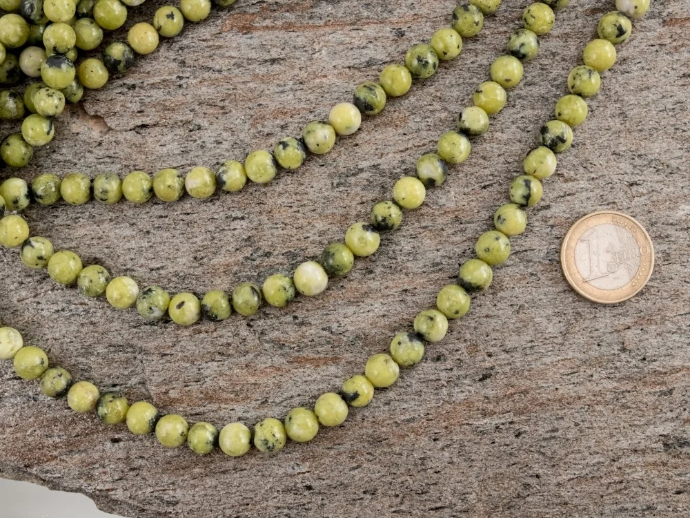 Lizardite 8 mm bead strand**