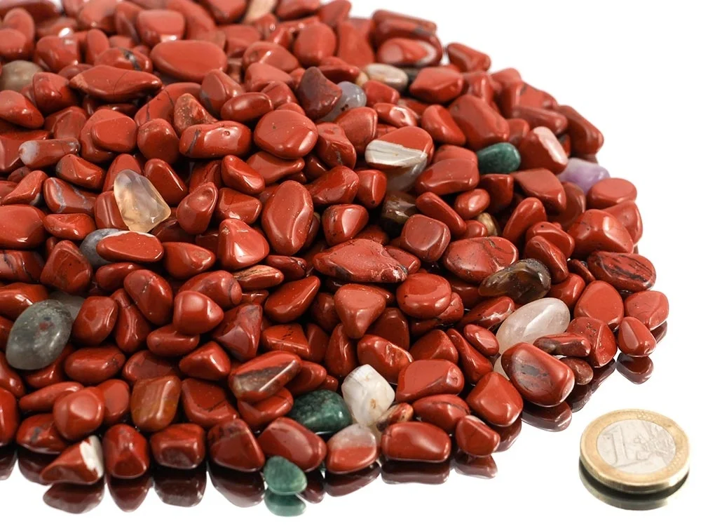 Jaspis rot mini Trommelsteine 0,5 kg