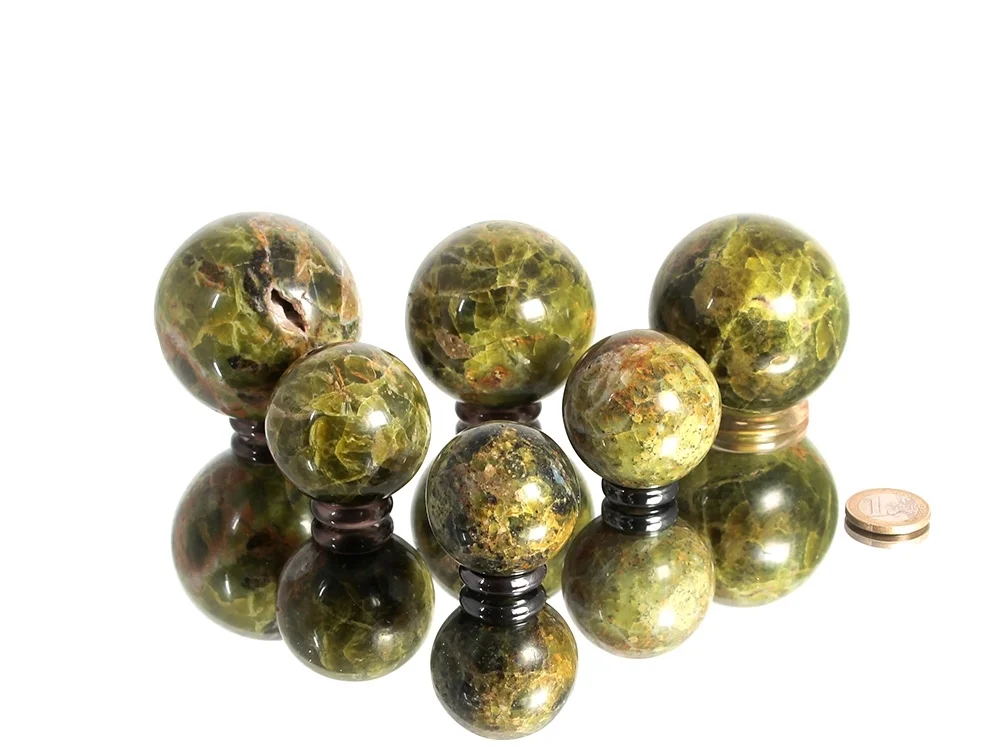 grüner Opal Kugeln - 1 kg