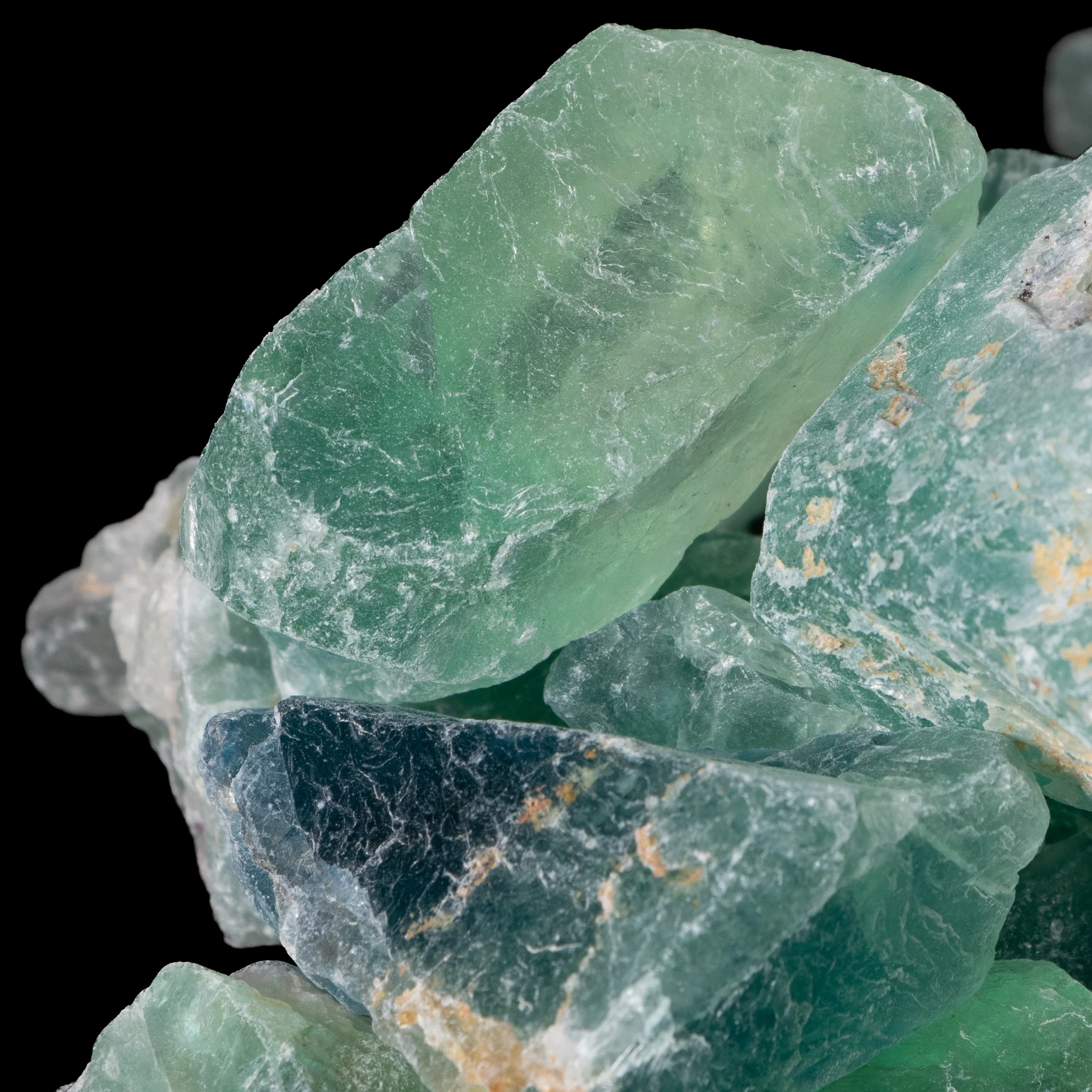 Fluorite small rough stones (1-4 cm) - 1 kg