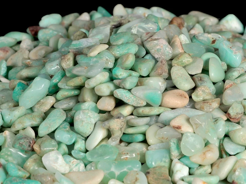 Chrysopras mini Trommelsteine 0,5 kg